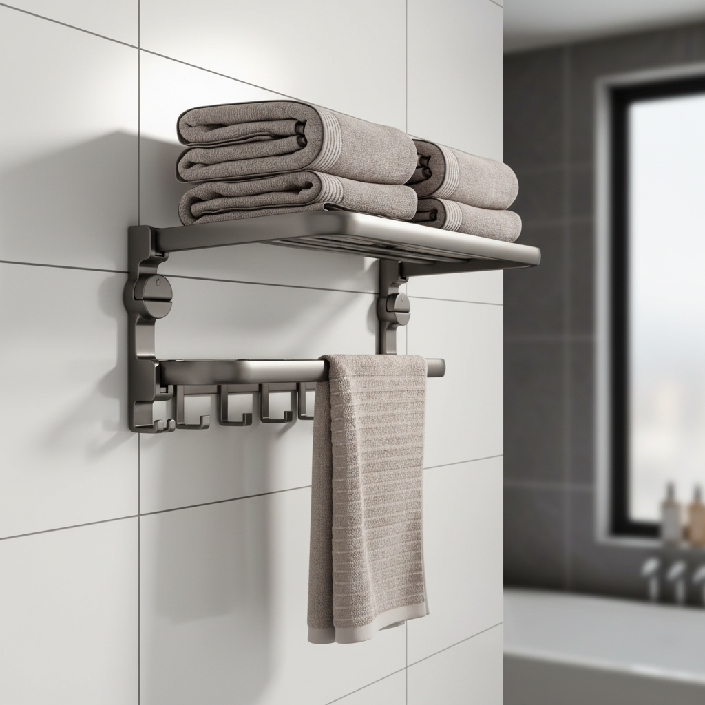 Wandmontiertes Handtuchregal - HoldMate