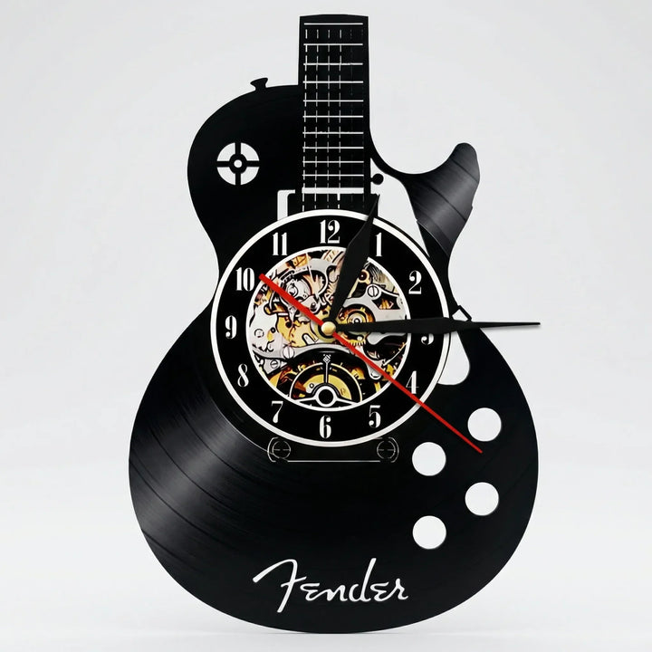 Wanduhr In Gitarrenform - Vinoluxe