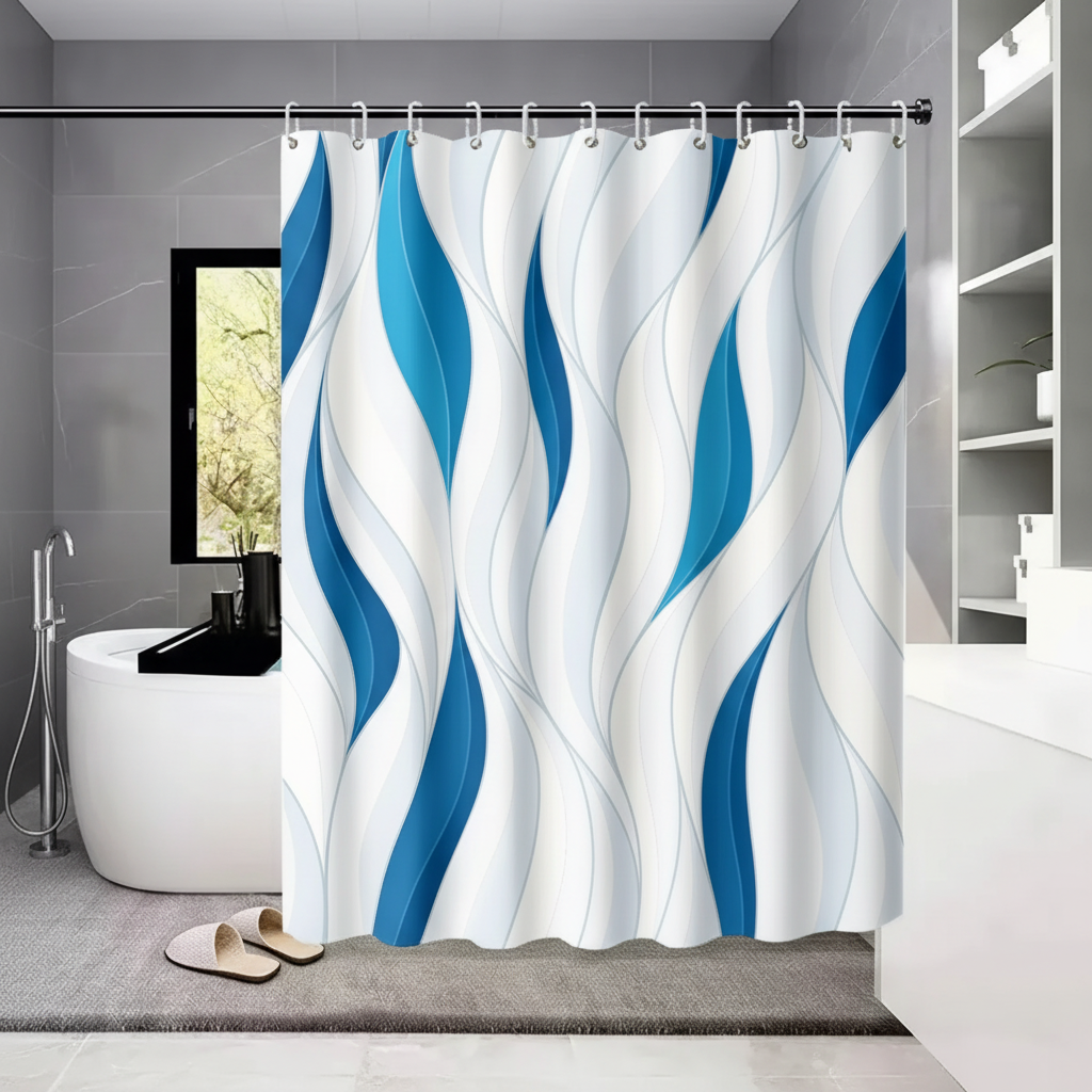 Wasserdichter Gedruckter Duschvorhang - ShowerWeave