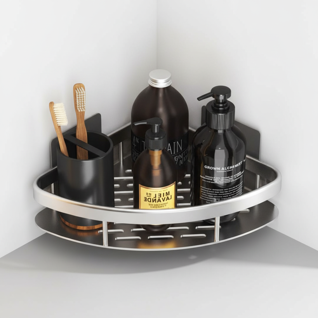 Wasserfeste Holzoberfläche Wandregal - BathNook