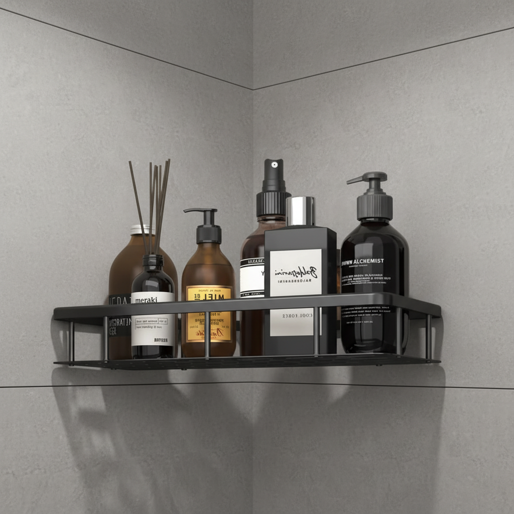 Wasserfeste Holzoberfläche Wandregal - BathNook