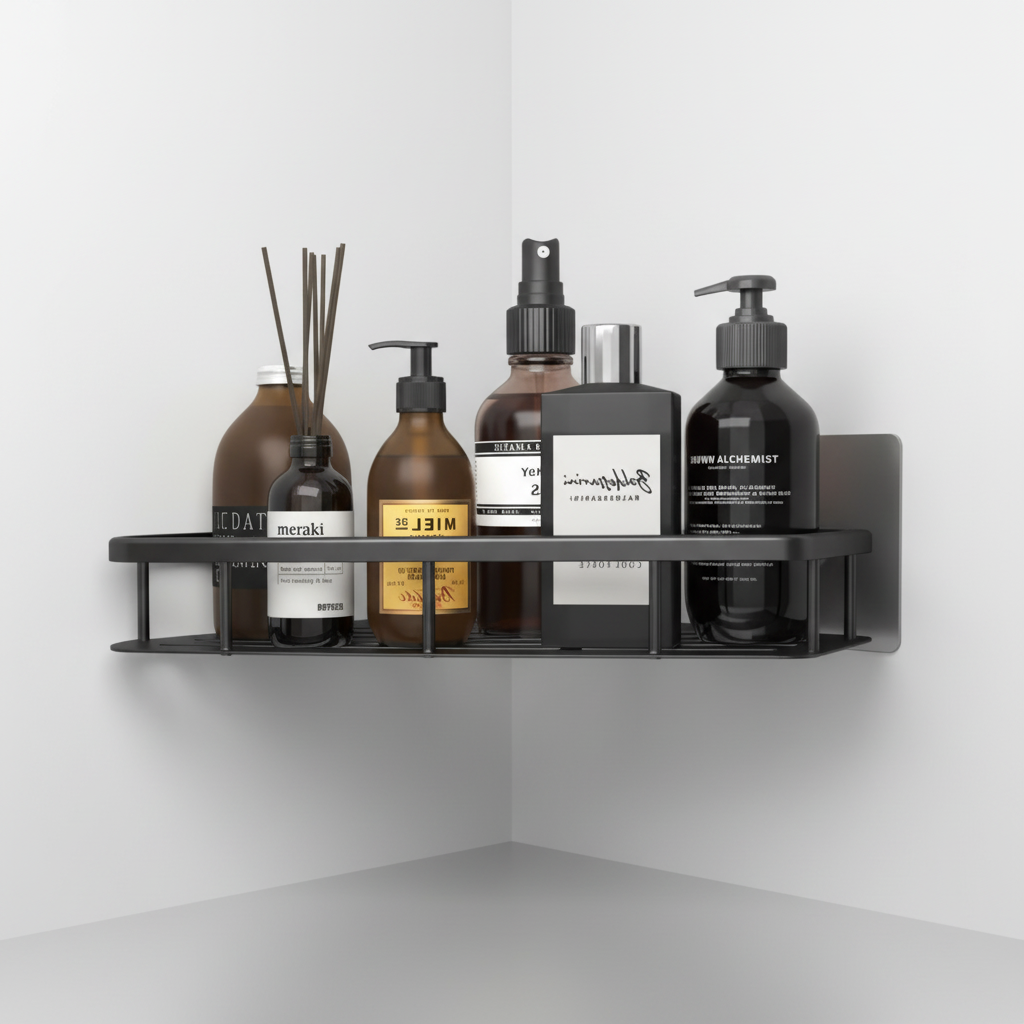 Wasserfeste Holzoberfläche Wandregal - BathNook