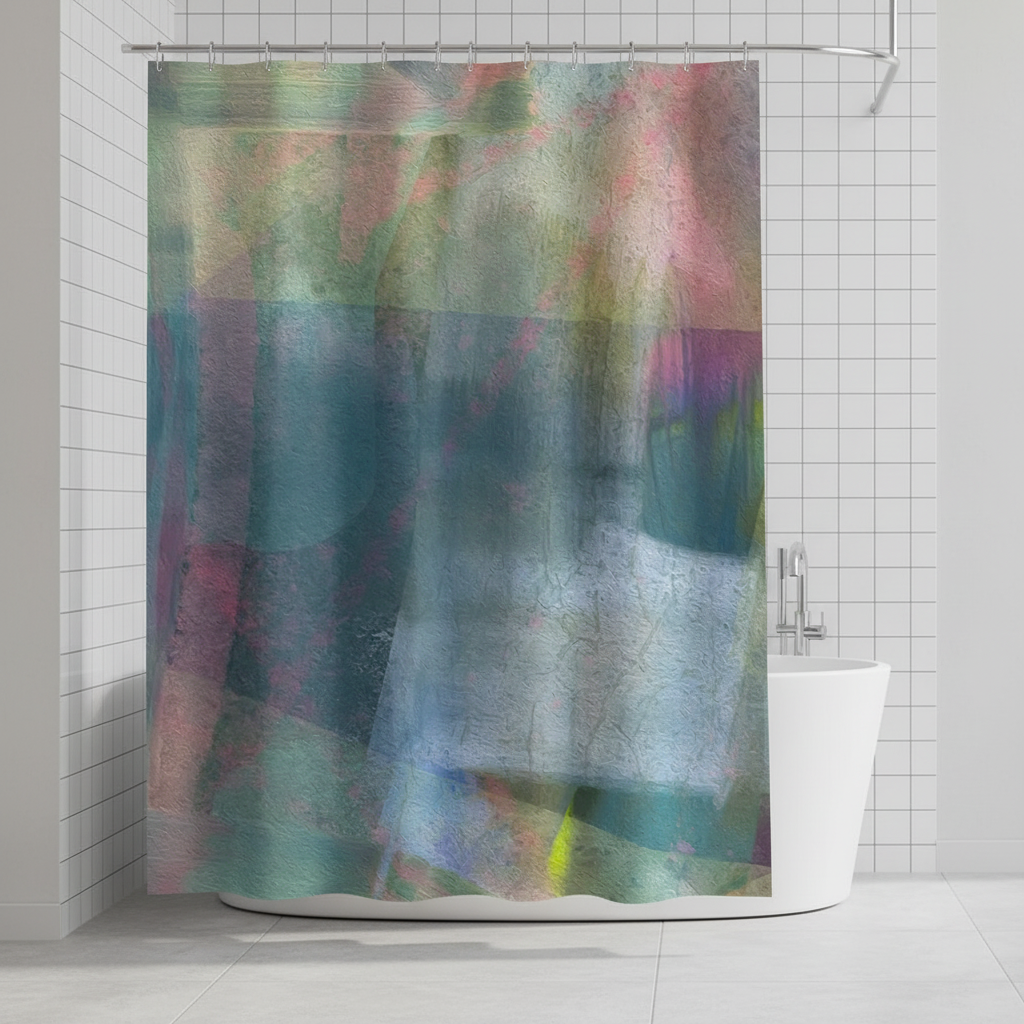 Wasserfester Polyester Duschvorhang - NebulaCurtain