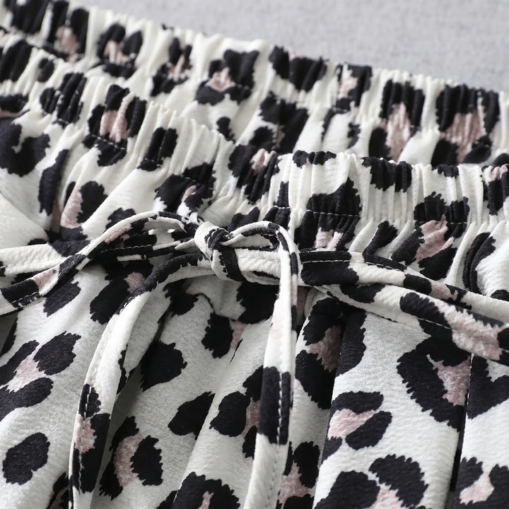 Wide-Leg Animal Print Trousers - Kendra