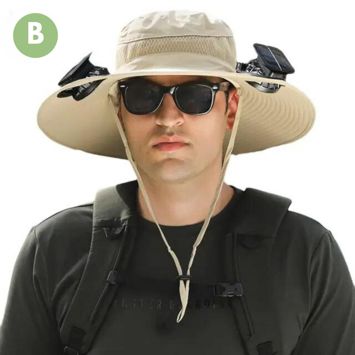 Kültéri napernyő sapka beépített ventilátorral – Sunbreeze