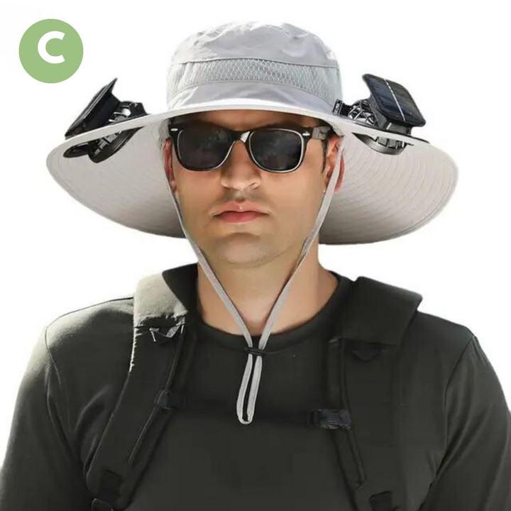 Kültéri napernyő sapka beépített ventilátorral – Sunbreeze