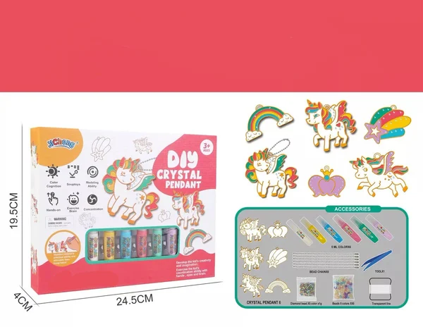 Házikó Kulcstartó Festőkészlet - SparkleArt