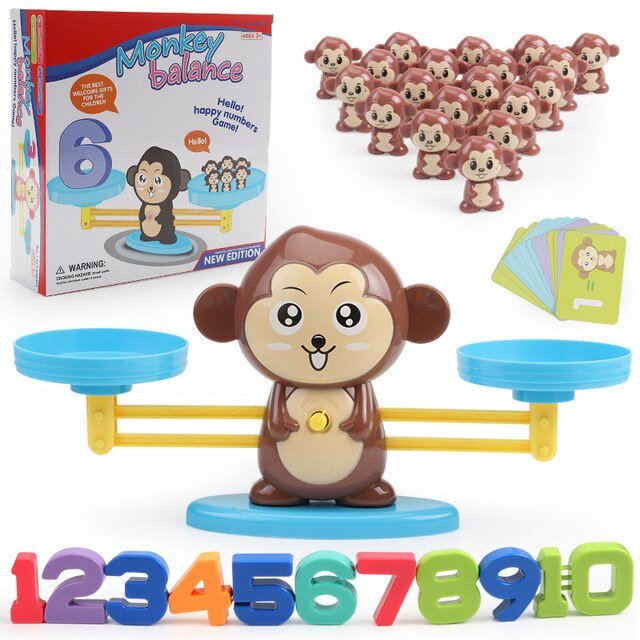 Játékos Számolási Képességek a Majom Mérleggel - MonkeyMath