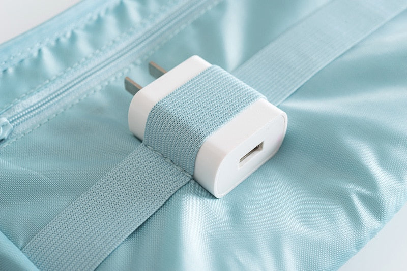 Kompakt vízálló elektronikai és kábel utazási szervező – 1+1 INGYEN mini tároló tok