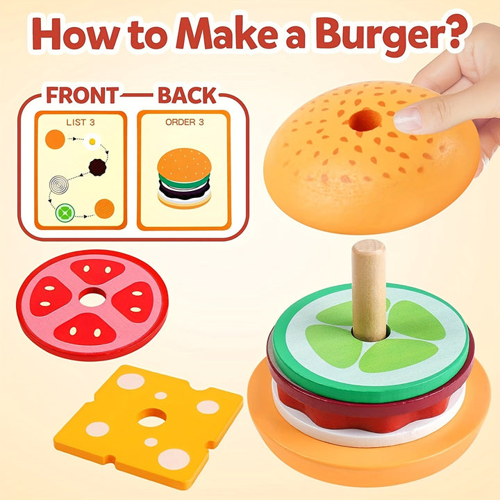 Montessori dobálós játék - BurgerBouwers