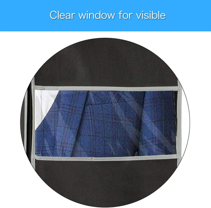 Lélegző Ruhacsomag Huzatok Készlet – 5-ös Csomag Ruhatároló Ujjakkal Ablakkal (1+1 INGYEN)