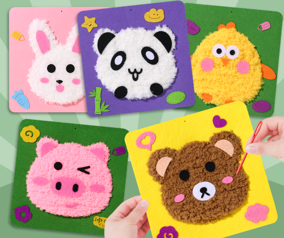Kreatív Hímzőkészlet Gyerekeknek - StitchMates