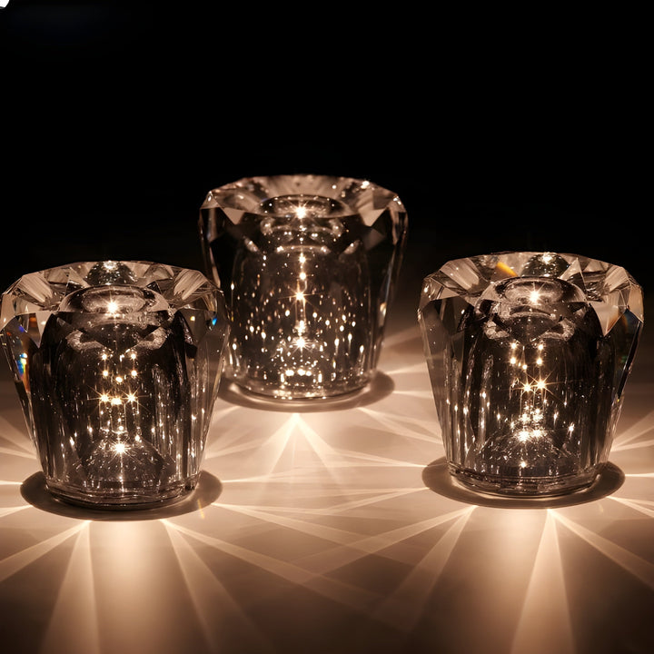 Luxus Újratölthető Gyémánt Kristály Asztali Lámpa - Lumière Diamant
