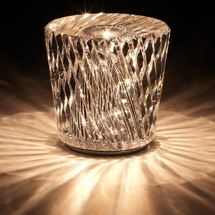 Luxus Újratölthető Gyémánt Kristály Asztali Lámpa - Lumière Diamant