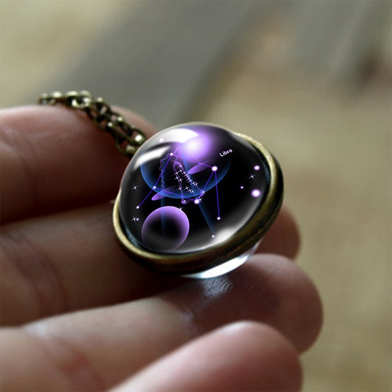 Üveges 12 Csillagjegy Védelmező Medál - Sofia