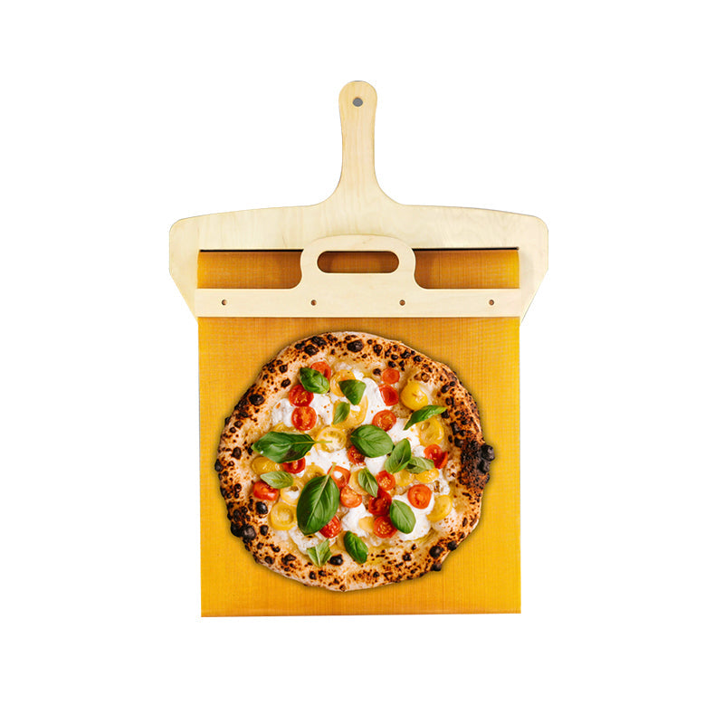 Mozgatható pizzakészítő nyársrúdból készült nyársnyomó mechanizmussal – Fornello