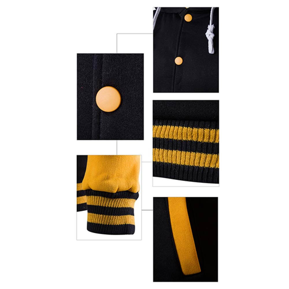 Férfi baseball kapucnis felső, varsity stílusban – Őszi kiadás Kevin