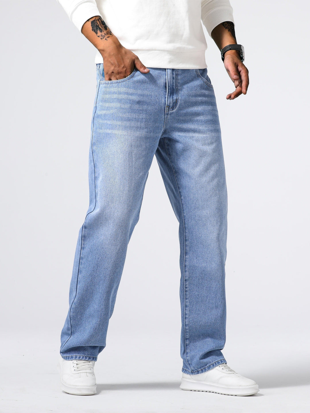 Casual utcai stílusú férfi farmer – Milánó