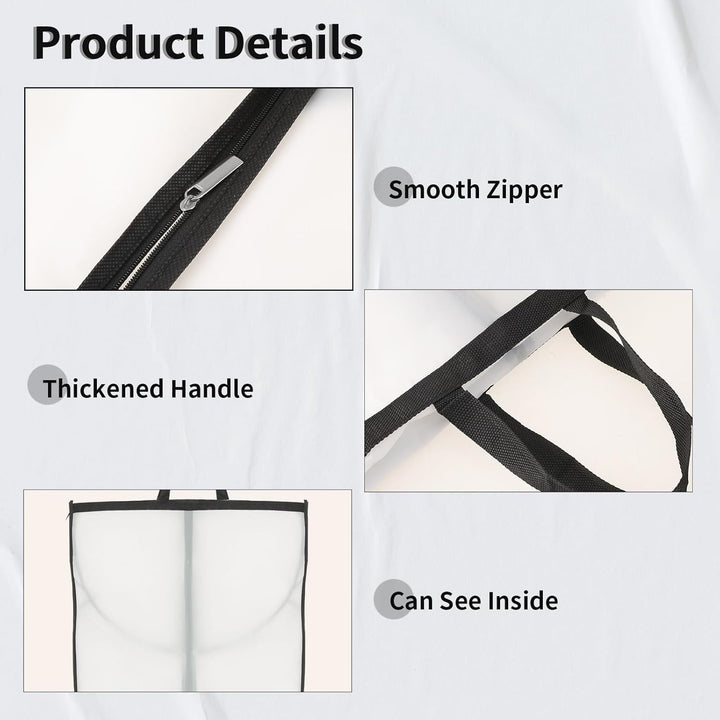 Hosszú Ruhatároló Takaró – 180 cm-es Ruha Táska Cipzárral és Ablakkal (Vásárolj 1-et, és 1-et KAPSZ INGYEN)