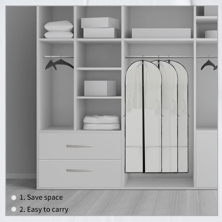 Hosszú Ruhatároló Takaró – 180 cm-es Ruha Táska Cipzárral és Ablakkal (Vásárolj 1-et, és 1-et KAPSZ INGYEN)