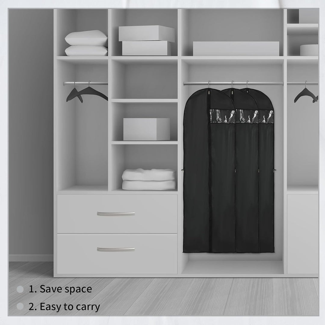 Hosszú Ruhatároló Takaró – 180 cm-es Ruha Táska Cipzárral és Ablakkal (Vásárolj 1-et, és 1-et KAPSZ INGYEN)