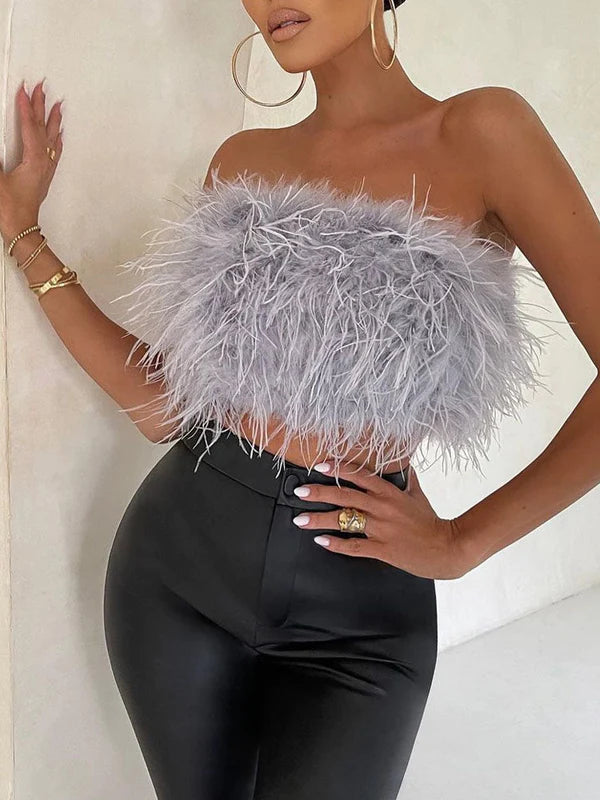 Boho Bandeau Top tollakkal – Luna