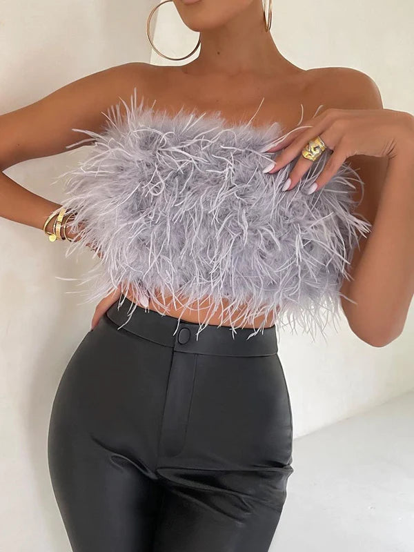 Boho Bandeau Top tollakkal – Luna