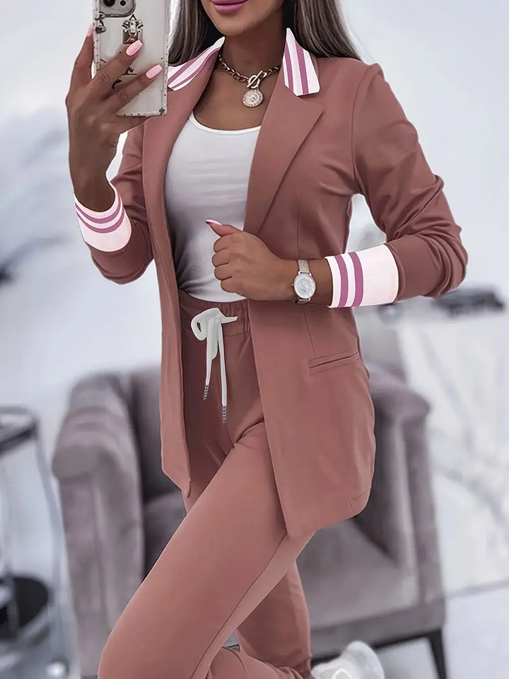 Casual Streetwear Csíkos Szett - Sophie
