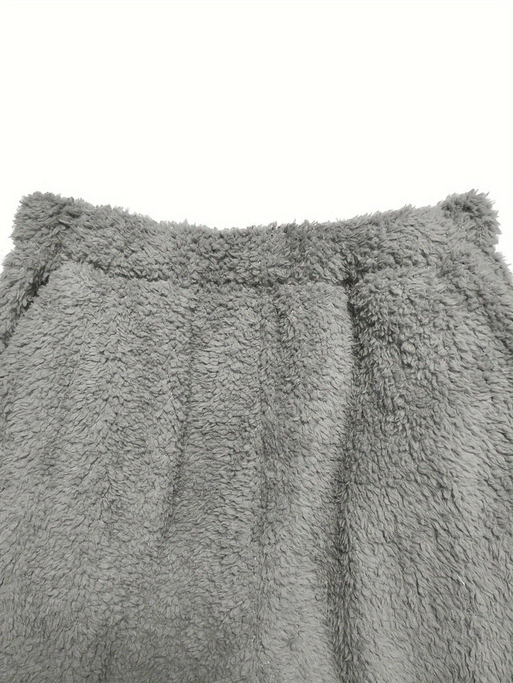 Meleg Coral Fleece Női Loungewear Szett – Fenna