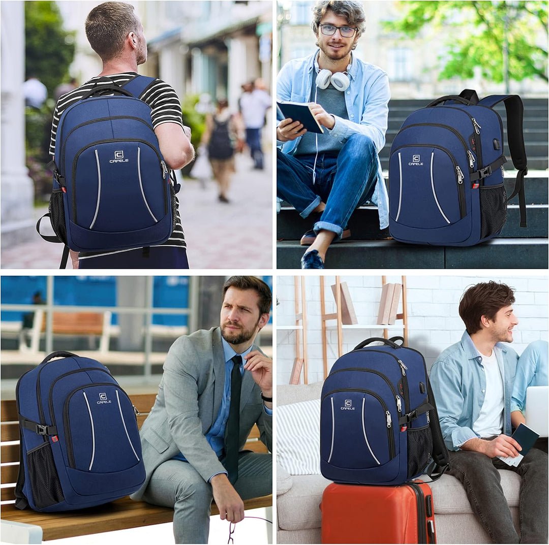 Vízálló laptop hátizsák USB porttal és lopásgátló dizájnnal – TechPro (1+1 INGYEN! Korlátozott promóció)