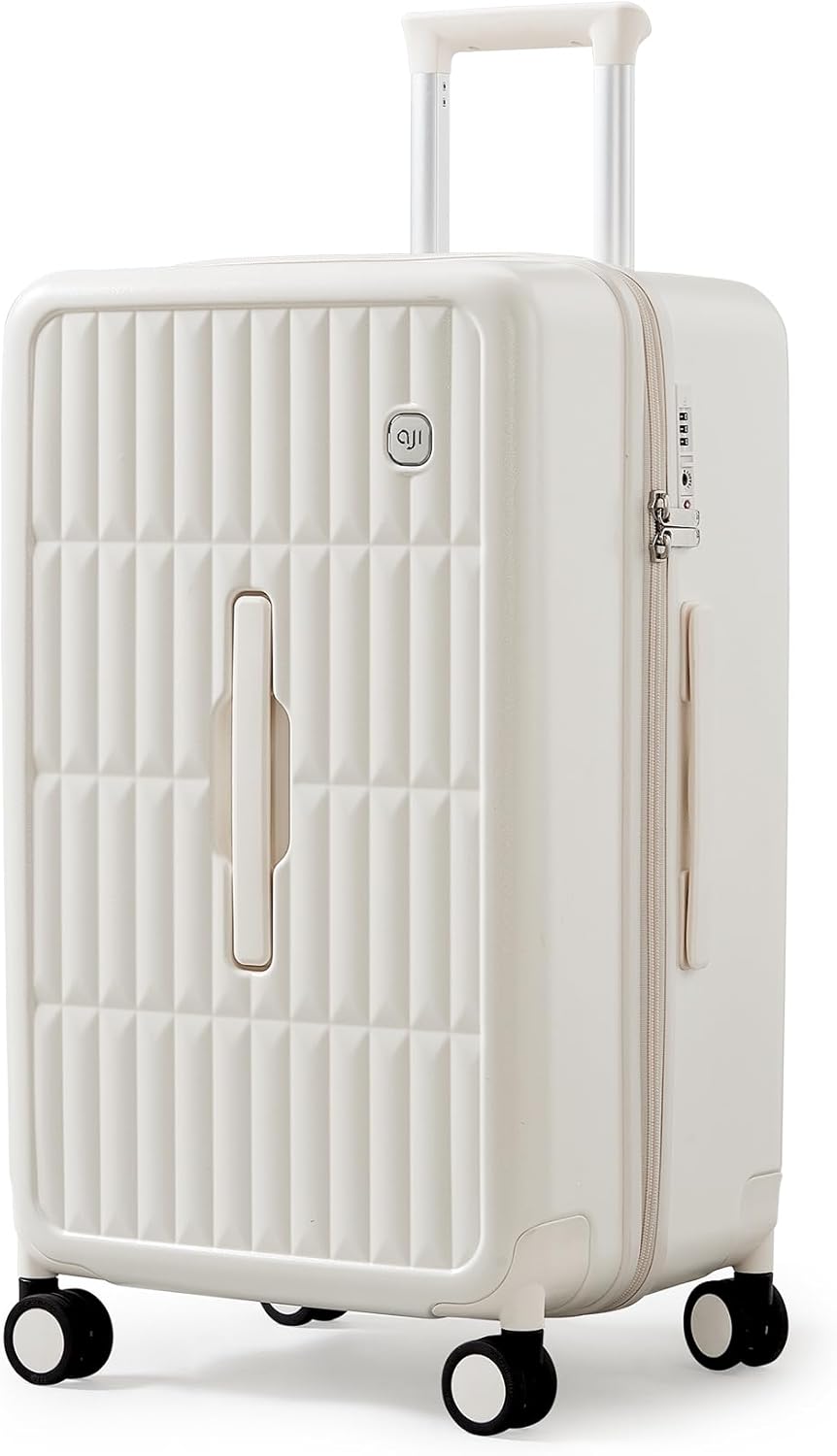 Nagy kemény héjú ellenőrzött bőrönd 8 forgókerékkel