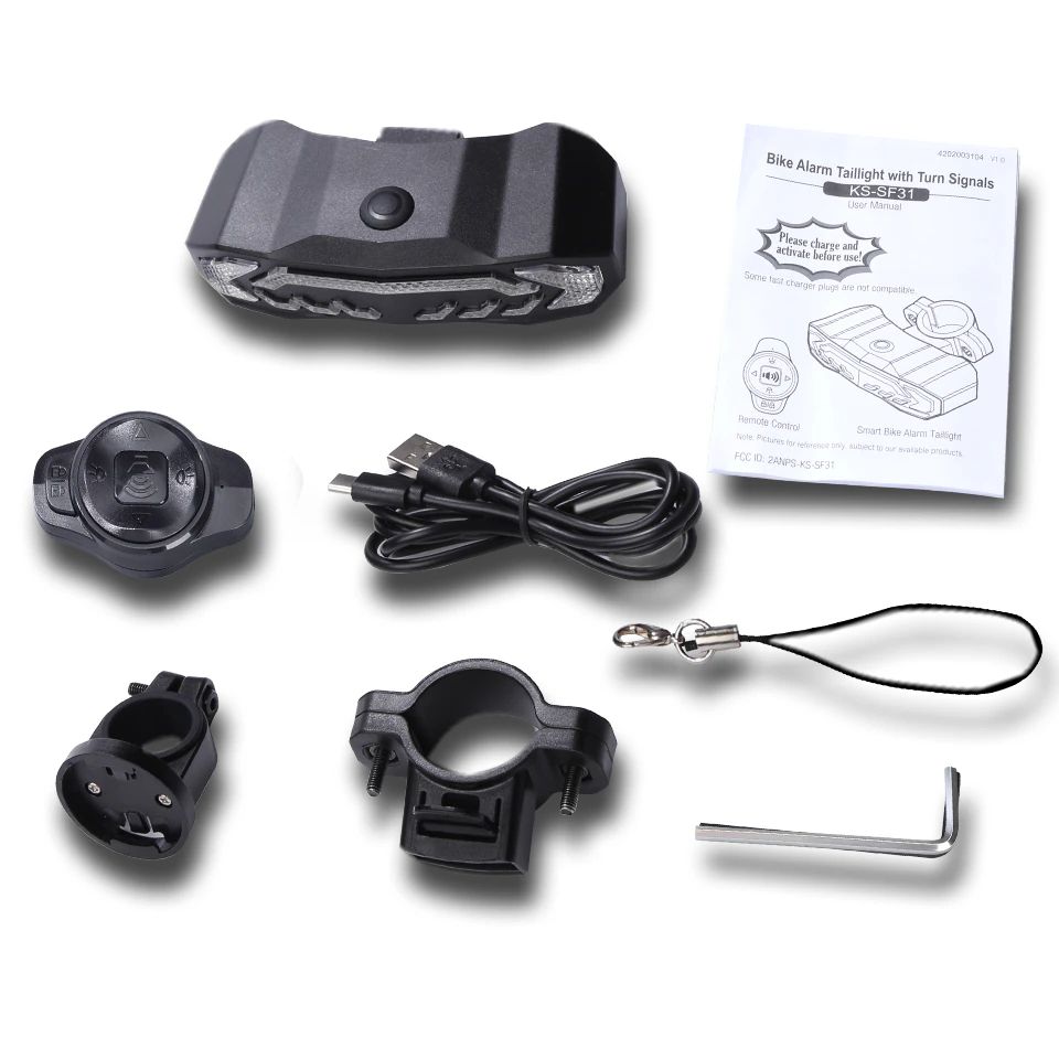 Okos hátsó lámpa riasztó - BikeGuard™