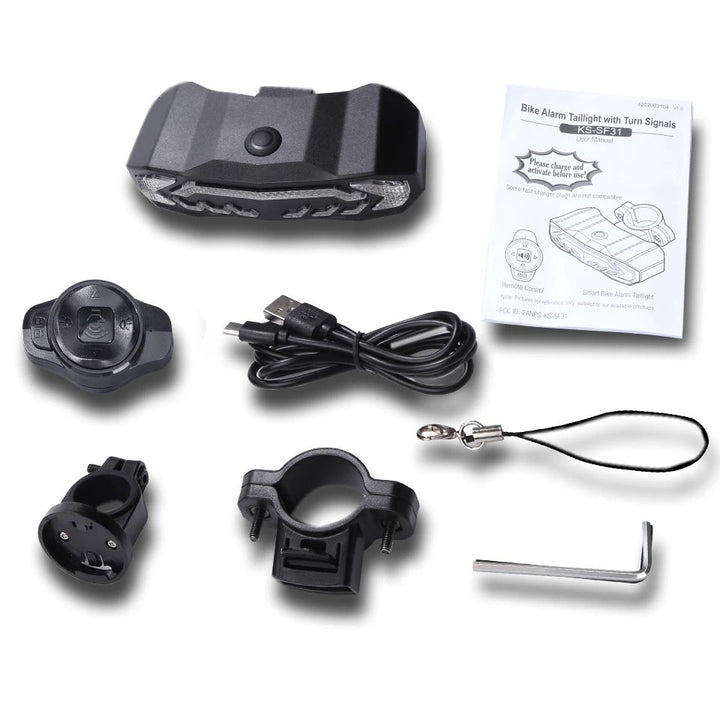 Okos hátsó lámpa riasztó - BikeGuard™