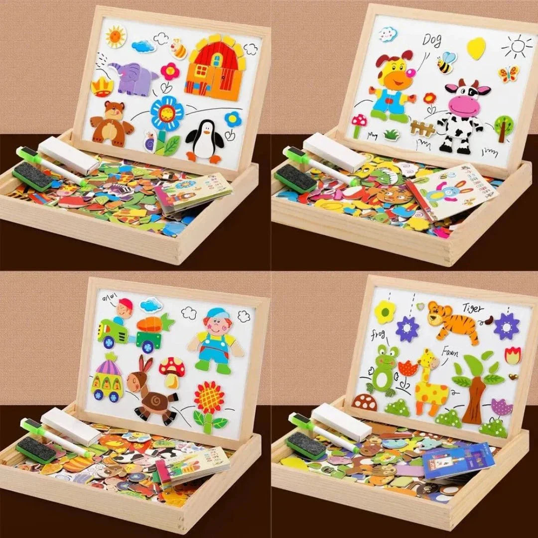 Mágneses Kétoldalas Tábla Készlet - MiniArt Studio
