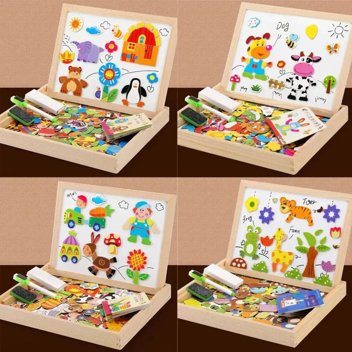Mágneses Kétoldalas Tábla Készlet - MiniArt Studio