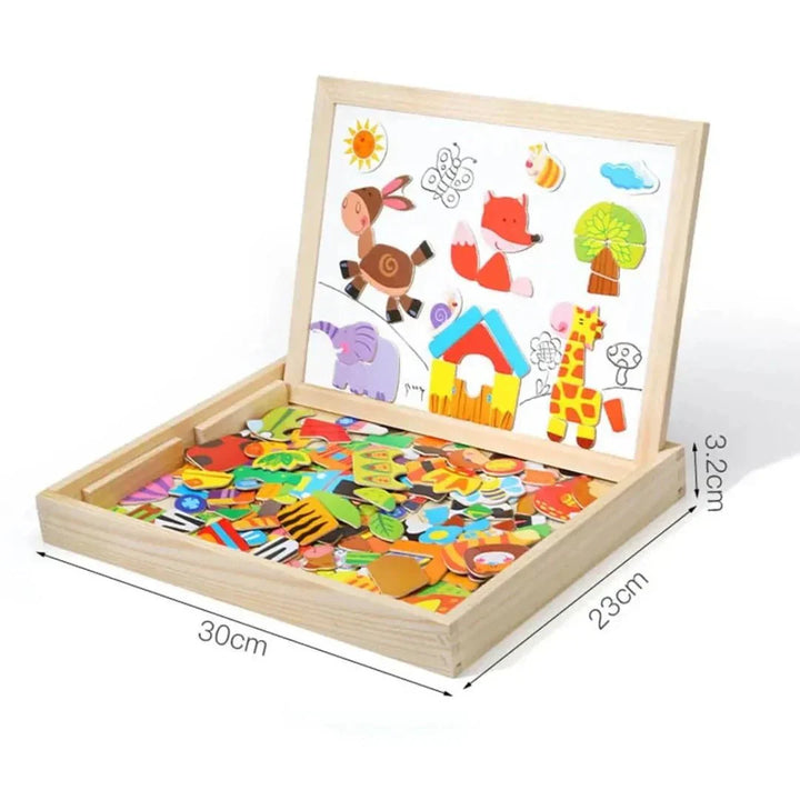 Mágneses Kétoldalas Tábla Készlet - MiniArt Studio