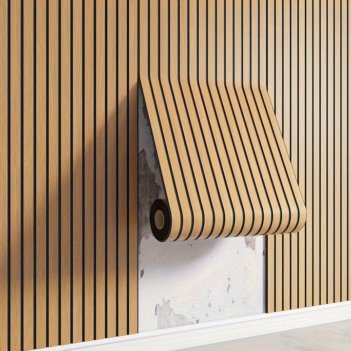 3D Öntapadós Fali Panelek Valódi Fa Hatással - Wallvera