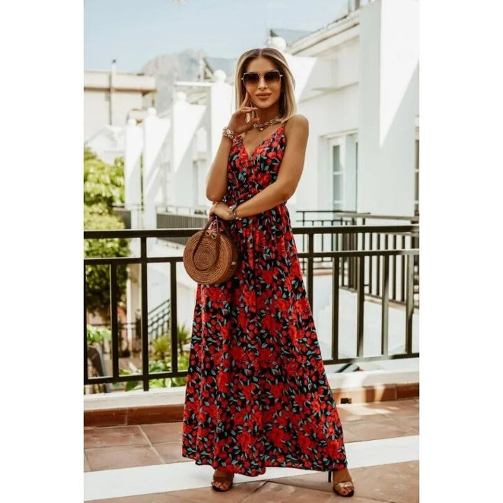 Boho Maxiruha virágmintával a nyárra – Yara