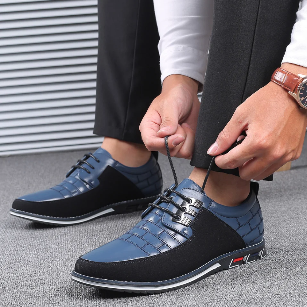 Orthopédiai Bőr Férfi Cipők - GentleStep