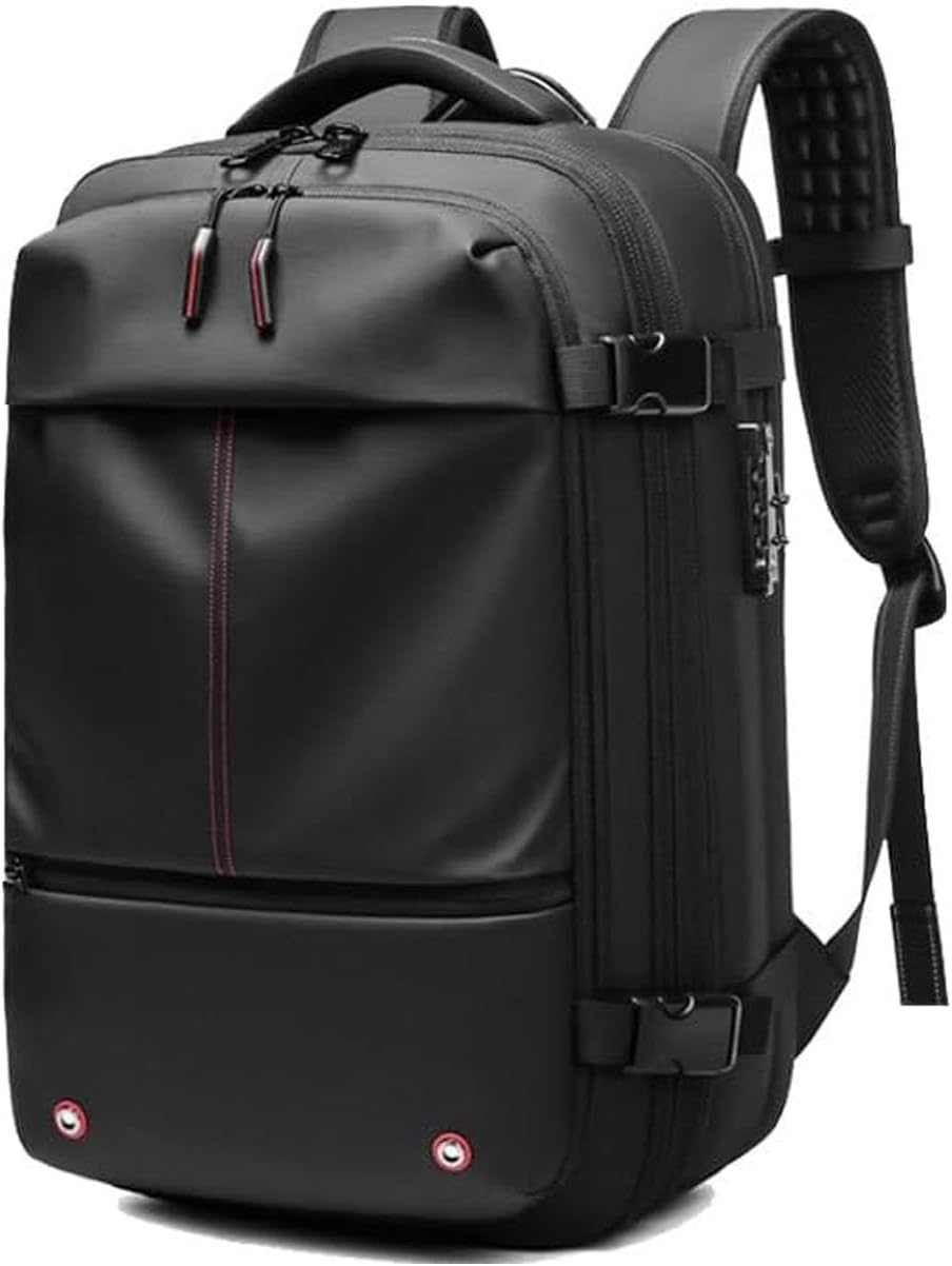 Bővíthető zúzású utazótáska lopásgátló zárval és nedves rekesszel