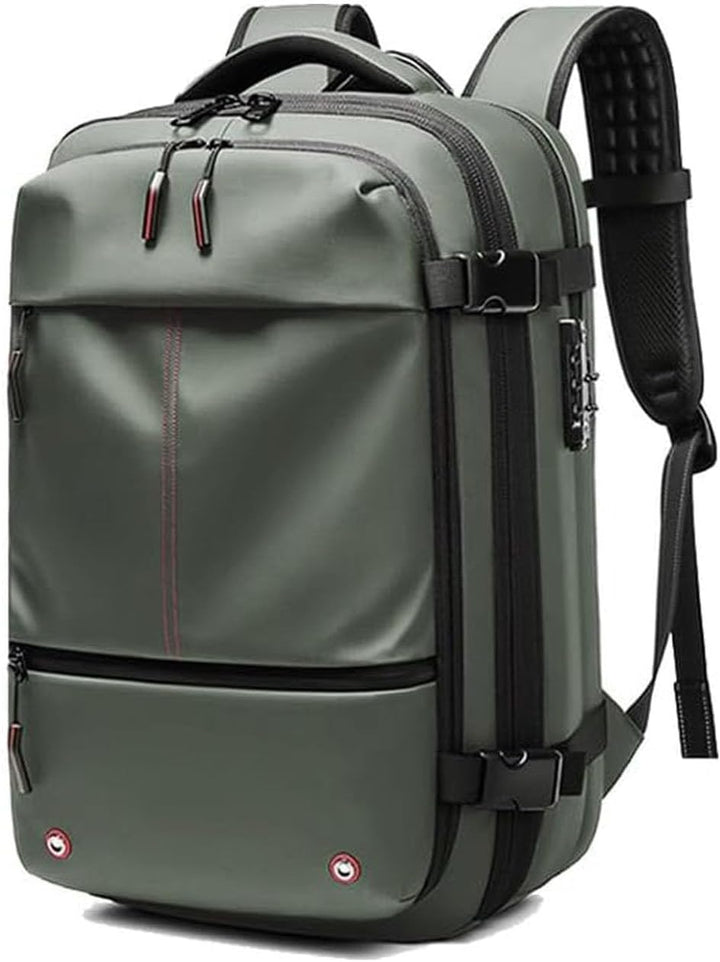 Bővíthető zúzású utazótáska lopásgátló zárval és nedves rekesszel