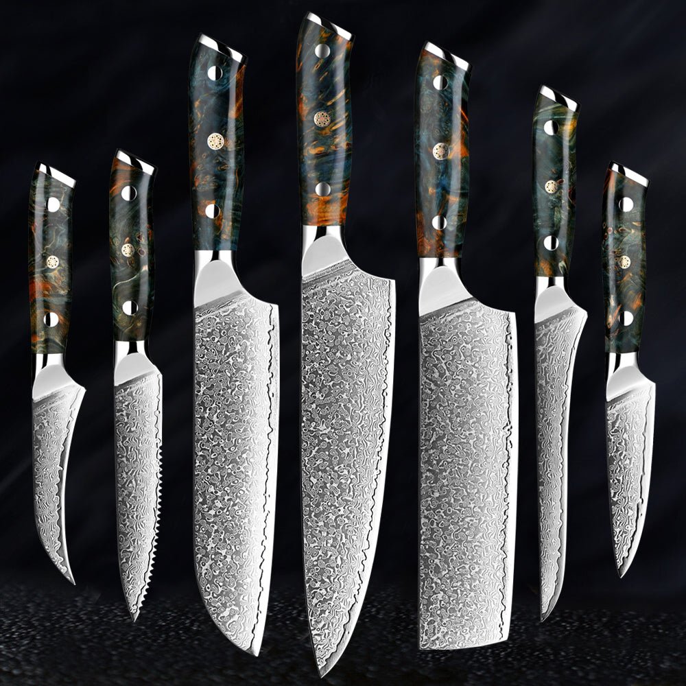 Japán damaszkuszi kés készlet – KairoBlade