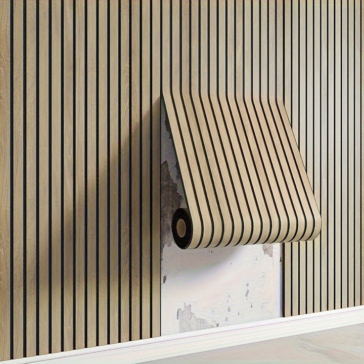 3D Öntapadós Fali Panelek Valódi Fa Hatással - Wallvera