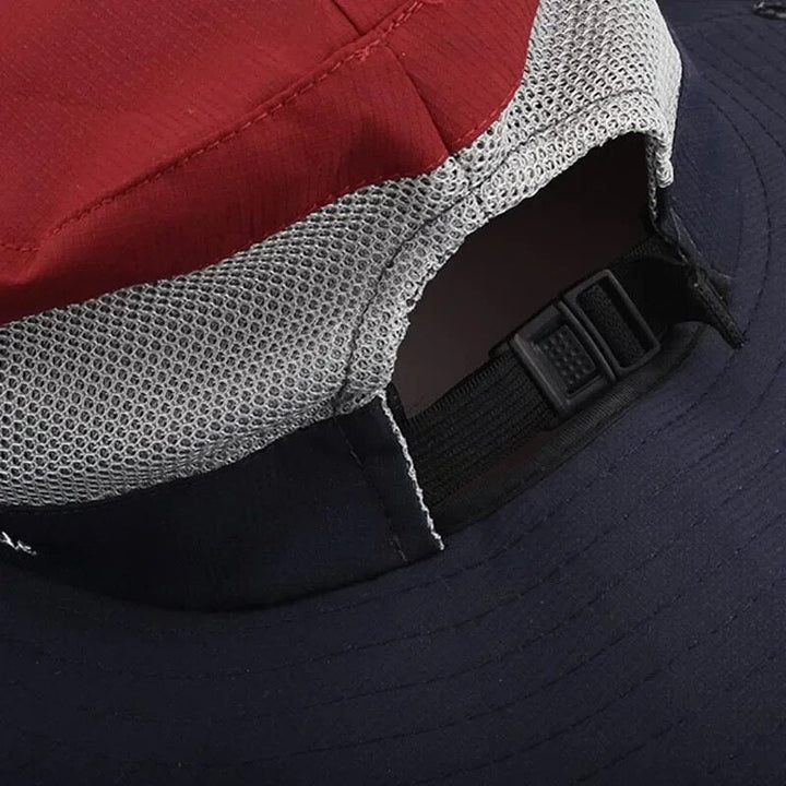 Stílusos női UV-védő napernyő kalap széles karimával - Livia