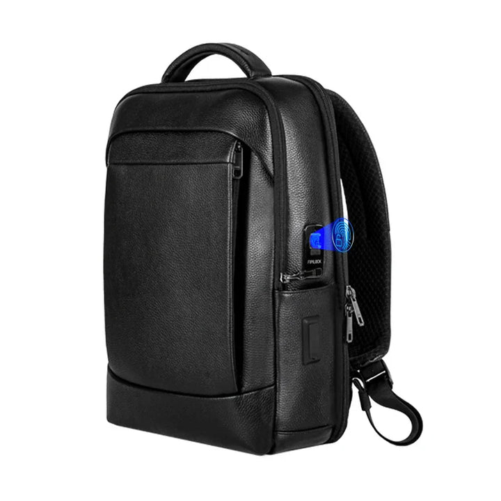 Férfi Nagy Teherbírású Üzleti Laptop Hátizsák Ujjlenyomat Zárral – Lopásgátló