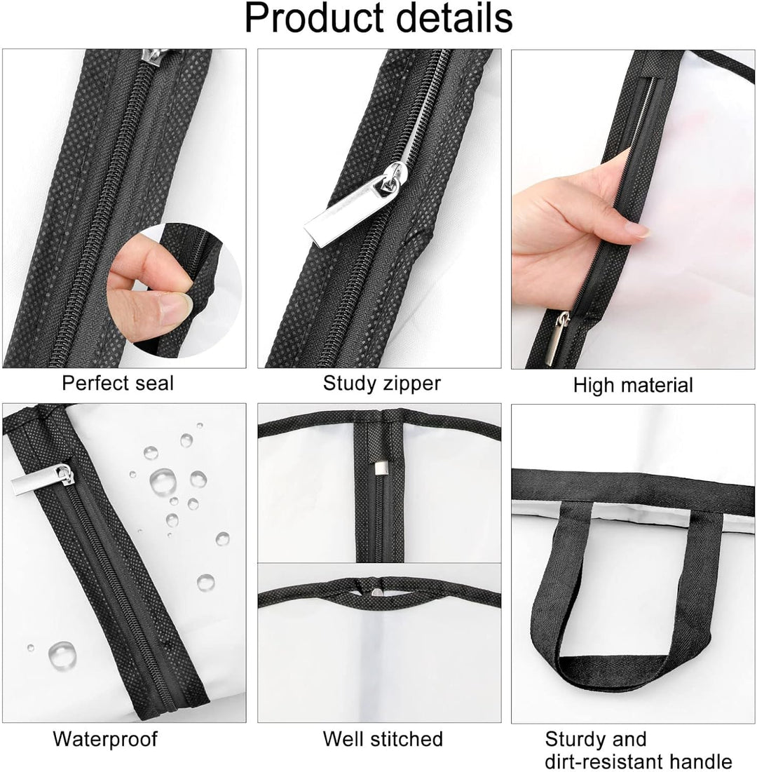 Extra-hosszú ruha- és estélyi ruházati zsák – 180 cm védőborító fogantyúkkal (Vásárolj 1-et, kapj 1-et INGYEN)