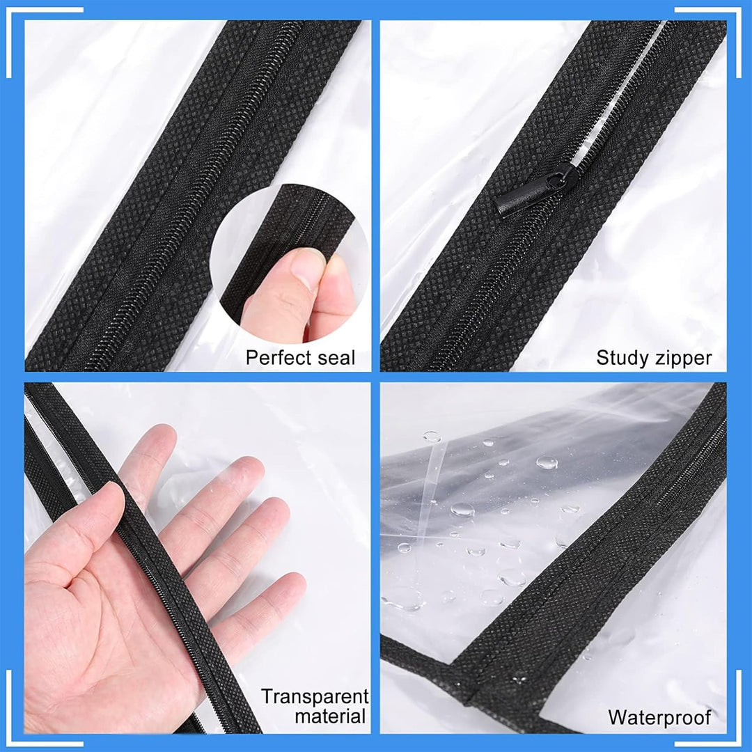 Extra-hosszú ruha- és estélyi ruházati zsák – 180 cm védőborító fogantyúkkal (Vásárolj 1-et, kapj 1-et INGYEN)