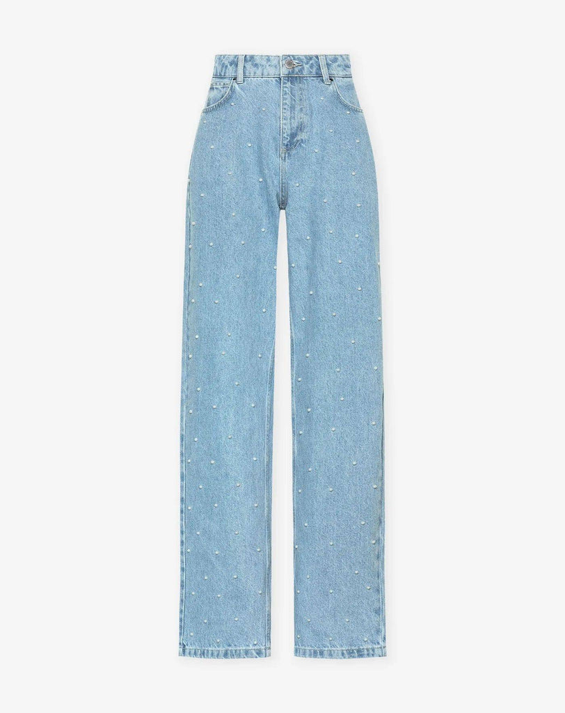 Női csillogó farmer a ragyogó megjelenésért - Jade