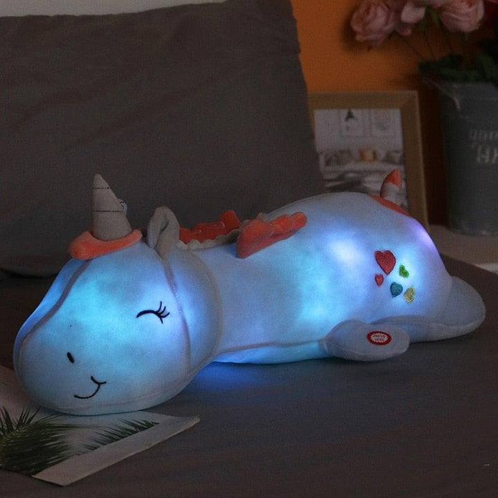 Fénylő plüss egyszarvú LED funkcióval – Glowie