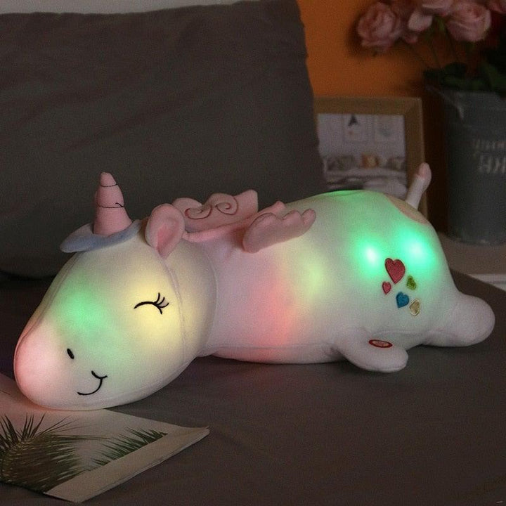 Fénylő plüss egyszarvú LED funkcióval – Glowie